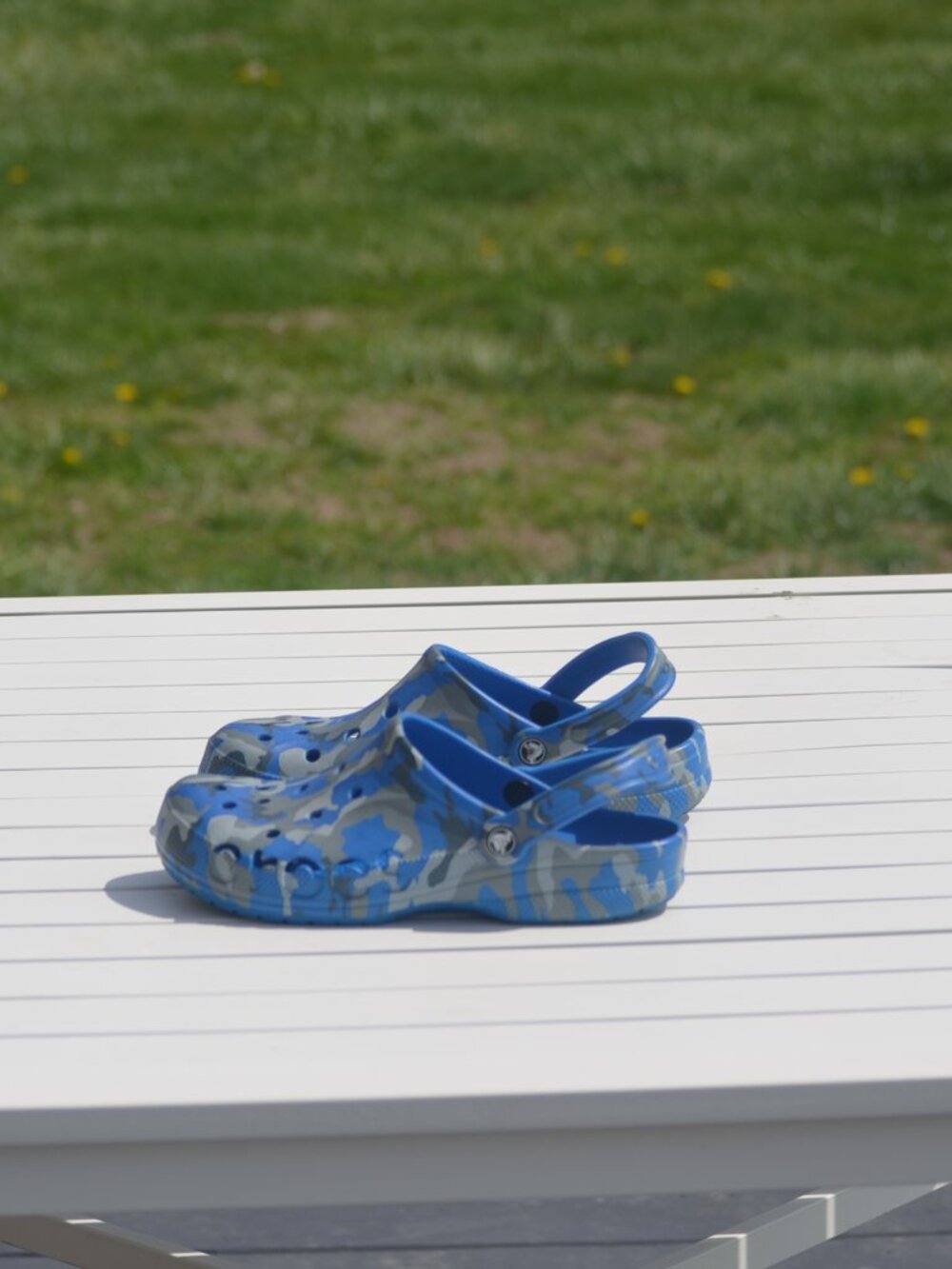 Blue Camo Crocs - Picture 2 of 5
